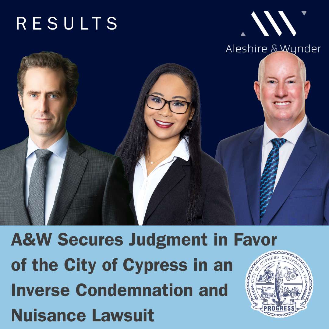 A&W Secures Judgement for the City of Cypress